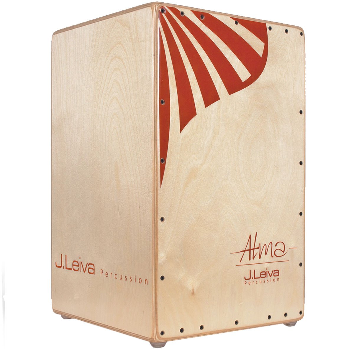 Percussion Alma Red Cajon + custodia Keeepdrum + cuscino per seduta