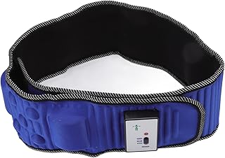 Shanrya Cintura di massaggio elettrica, cintura dimagrante elettrica vibrante a forma di corpo per ufficio