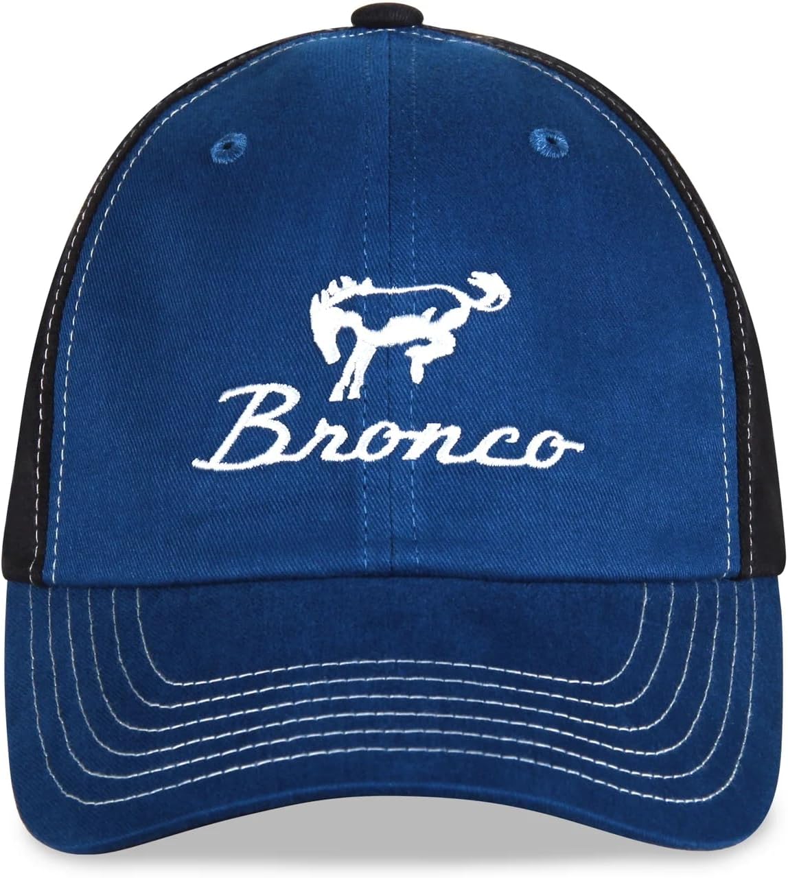 Ford Bronco Official Licensed Logo Embroidered Hat - Adjustable Men's Cap Blue - Image 2