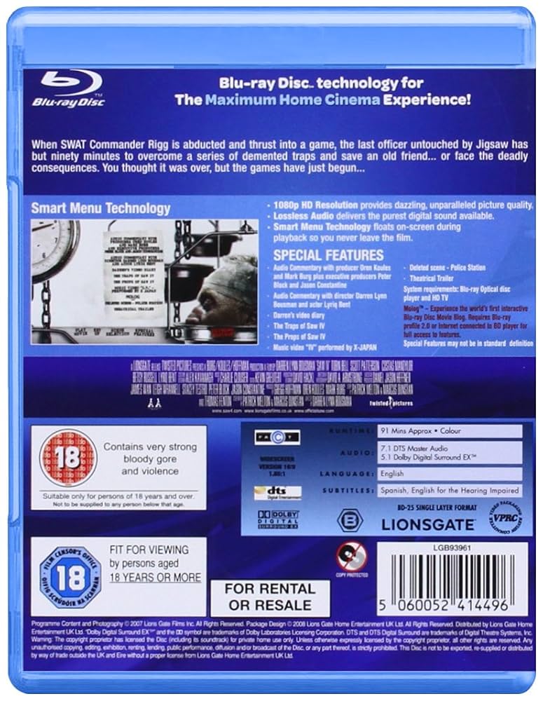 ソウ4(Blu-ray) n5ksbvb Amazon.co.jp: ソウ4 【廉価版1,890円】 [DVD] : トビン・ベル