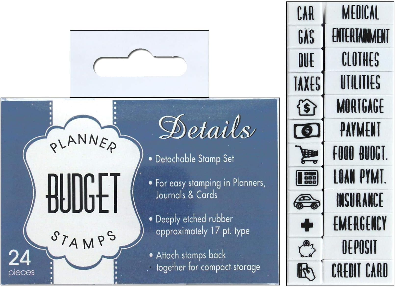 Contact USACU-07946 Budget Planner Stamp Set