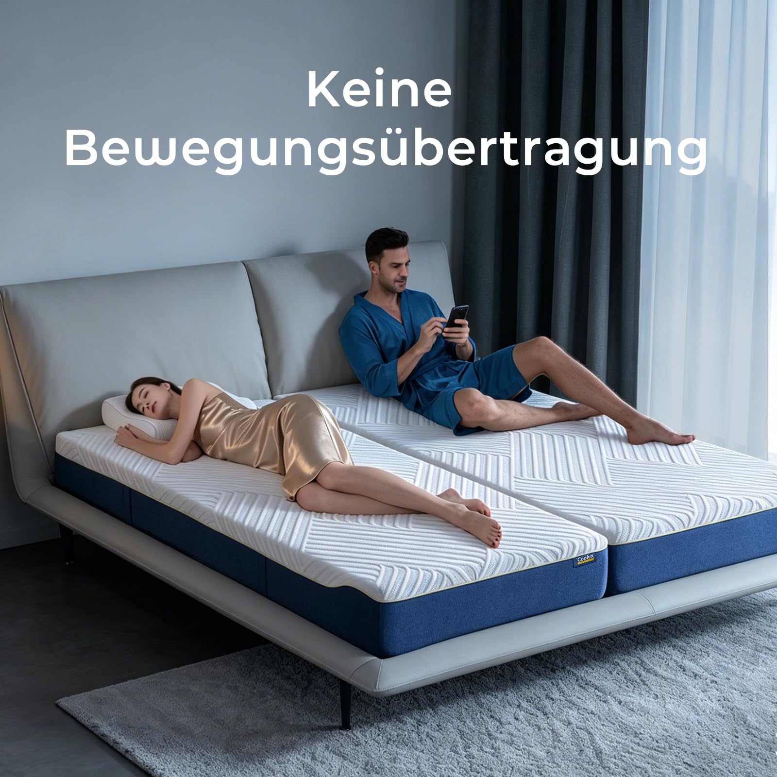 Schaum Matratze 90x200 cm Orthopädische 7-Zonen Kaltschaummatratze, Härtegrad 3 (H3), Öko-Tex Zertifiziert, Höhe 18 cm, 3-in-1 Ergonomische Rollmatratze | Öko-Tex 3-in-1 Ergonomische Kaltschaummatratze Hypoallergen Antibakteriell Bezug Abnehmbar Waschbar