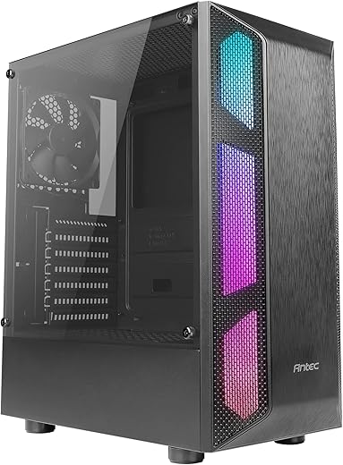 Antec NX250 Mid Tower Gaming Cabinet/ Computer Case | Support ATX,Micro-ATX,ITX | 1 x 120mm Fan in Rear