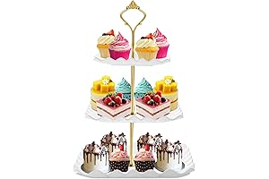 Three Tiered Tray Stand | Display and Serve Treat in Style