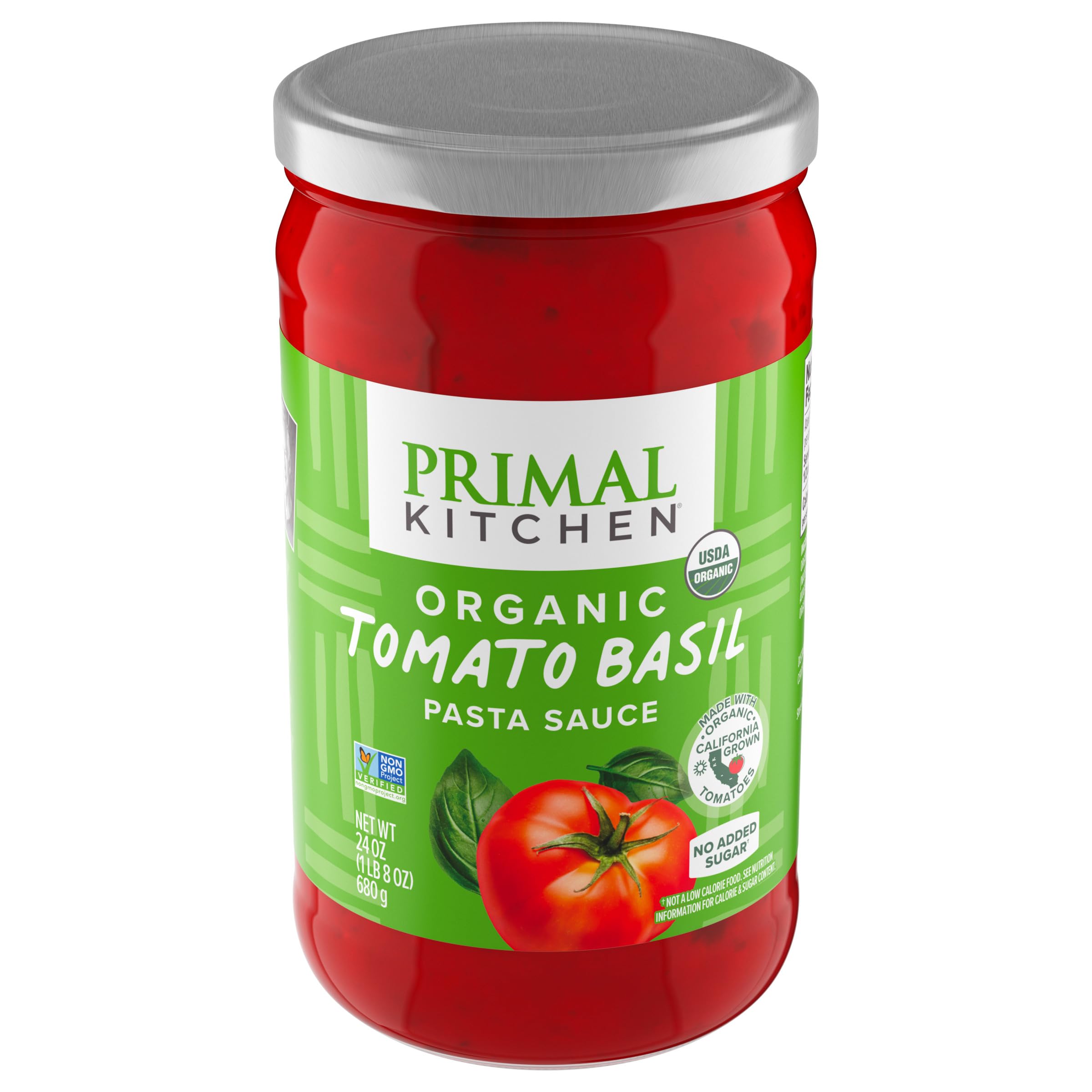 Primal Kitchen Marinara Sauce, Tomato & Basil, 24 oz