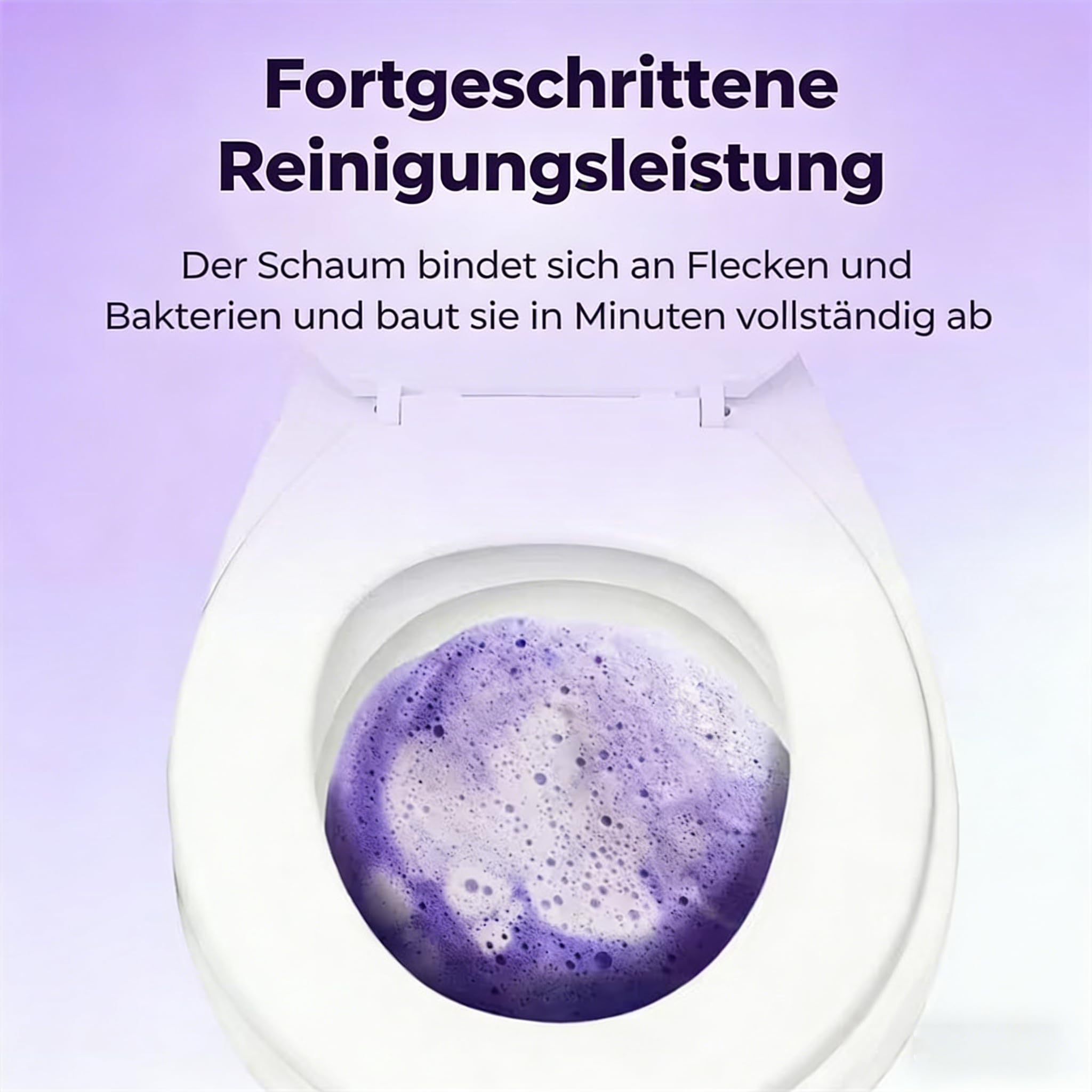 FIZZCLEAN 2026 Neuest Toilettenreiniger - Extrem Stark! Beseitigt Flecken In 20 Minuten, Entfernt Kraftvoll Kalk & Urinstein, Sorgt Für Glanz Und Frischen Duft (100g)