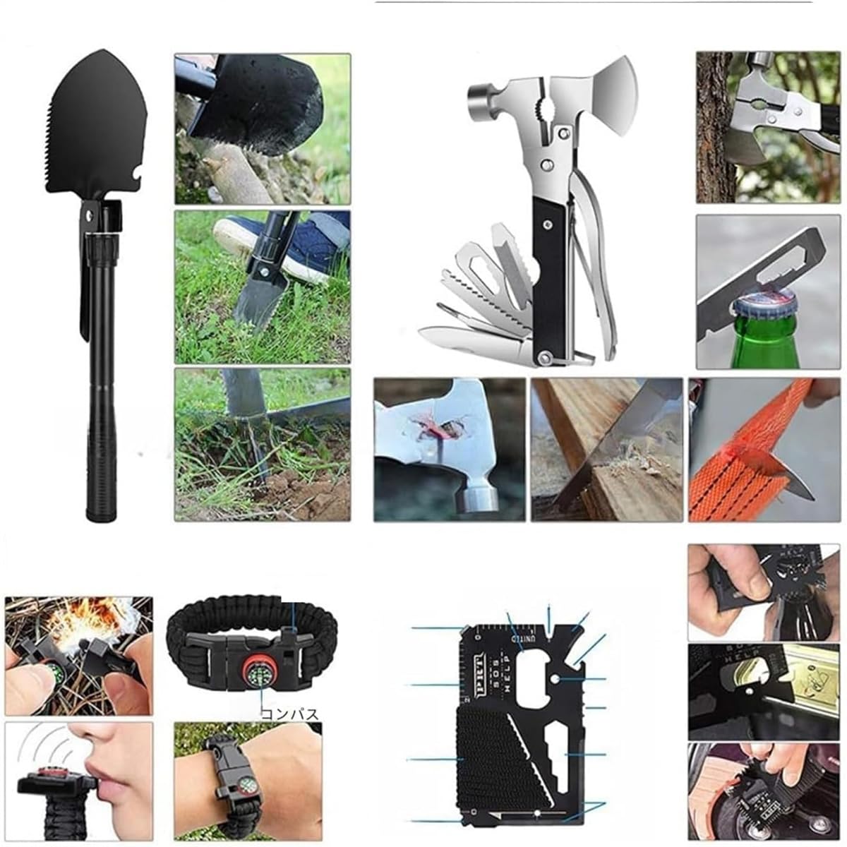 Amazon.co.jp: [EFFORTS] 142点セットアウトドアキャンプ用品