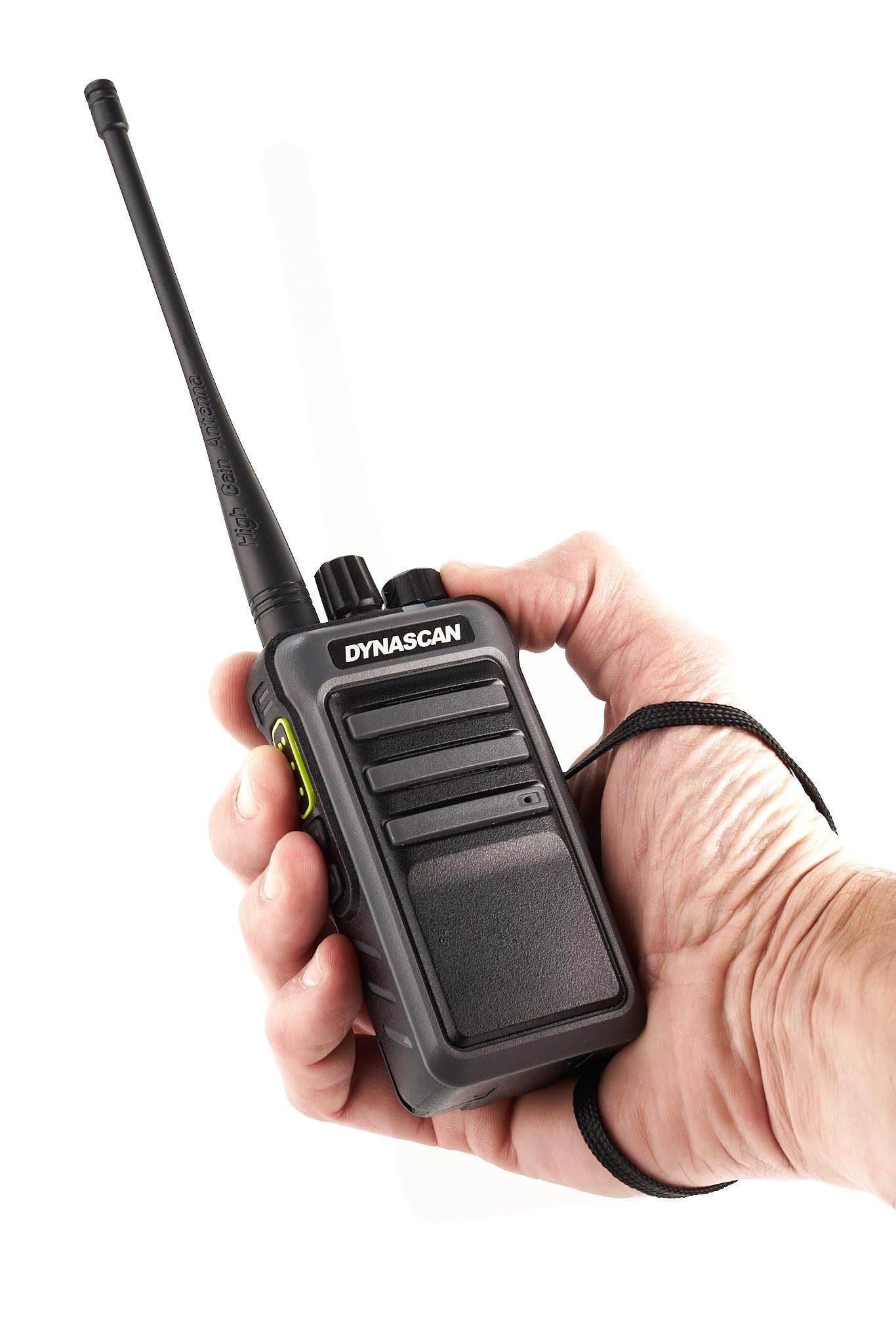 Dynascan RL-500 Walkie-Talkie VHF Profesional - Transceptor Portátil 136-174MHz, 4W, 256 Canales, Protección IP55 y Pantalla Oculta Hidden