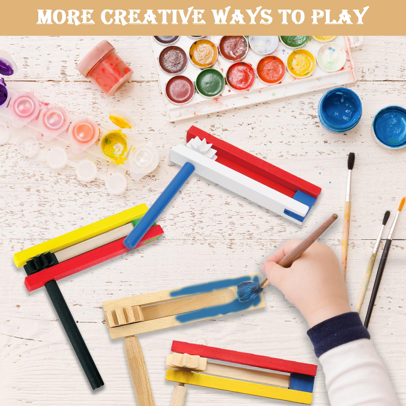 Jouets en bois qui font du bruit - Amusant pour le développement des enfants Jouets en bois qui font du bruit - Amusant pour le développement des enfants