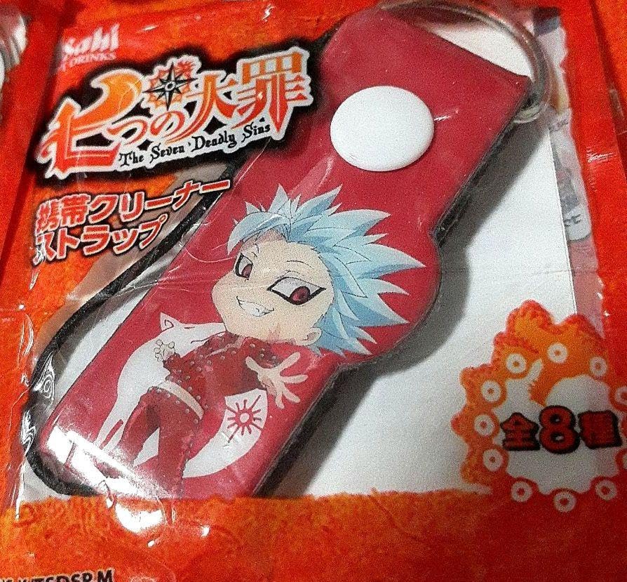 値段相談品 七つの大罪 携帯クリーナーストラップ アサヒ飲料×｢七つの大罪｣携帯クリーナーストラップ《コンビニ