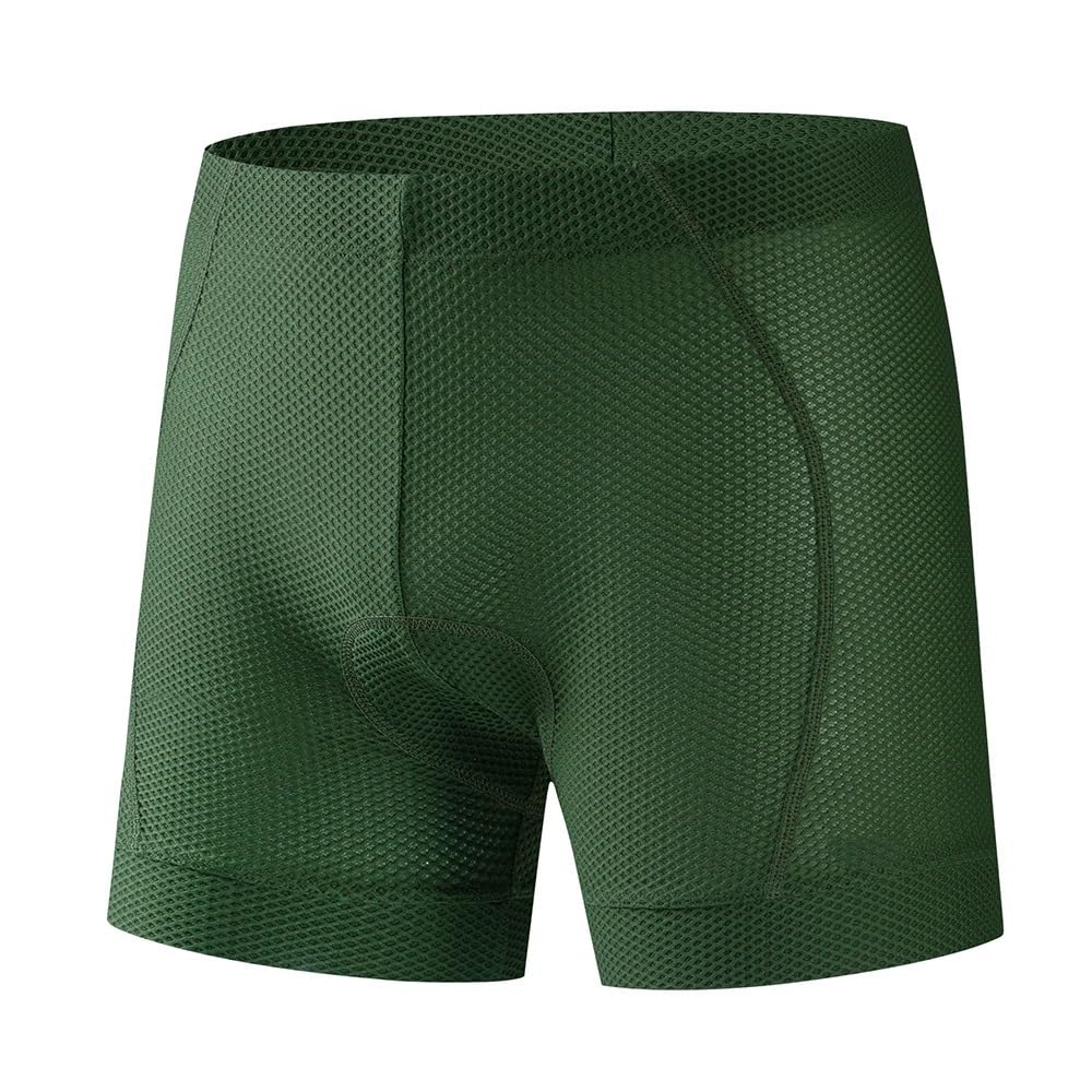 Culotte Ciclismo Hombre Pantalones cortos de ciclismo profesionales de verano for hombre, ropa interior transpirable con acolchado 3D, ropa interior deportiva for montar en bicicleta de montaña, panta