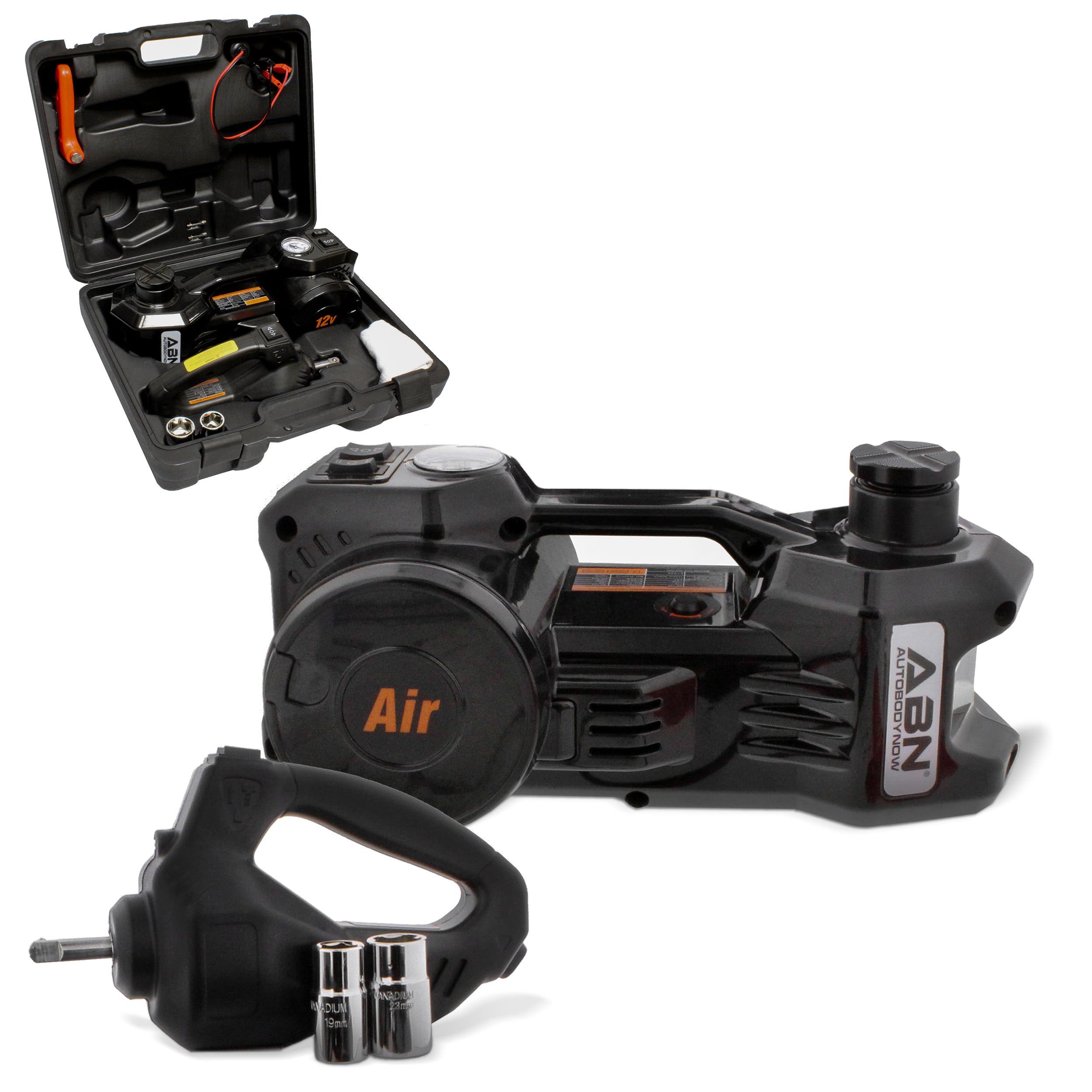 ABN 3-in-1 Electric 3-Ton Car Hydraulic Floor Jack