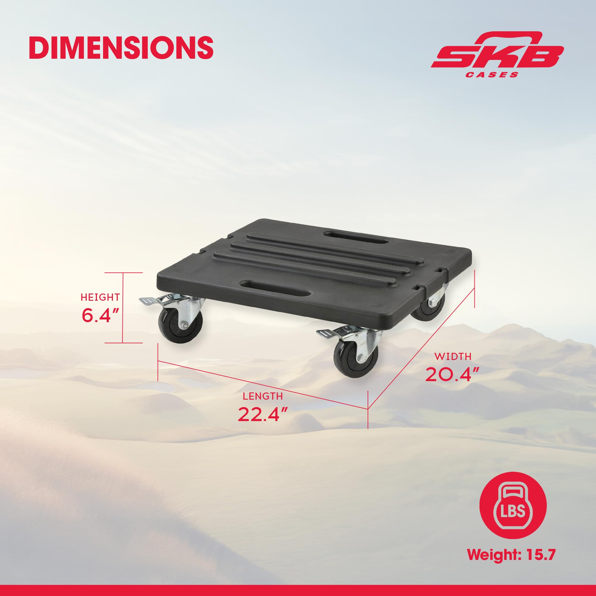SKB キャスターボード SKB ( エスケービー ) 1916 キャスターボード 送料無料