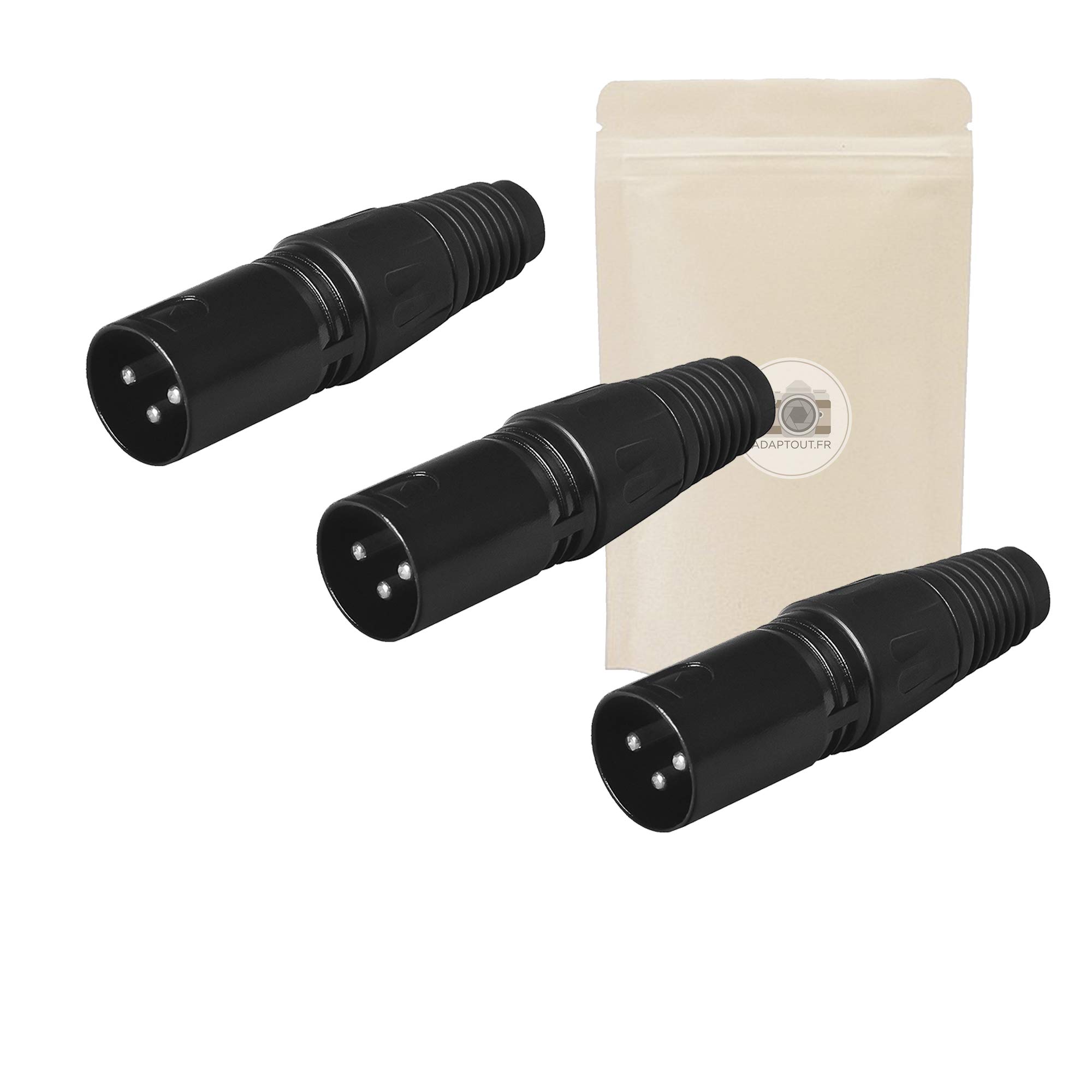 Connettori XLR Maschio 3 Pin Per Pannello - Confezione Da 2 | Per Microfoni, Audio Professionale - Foto 7