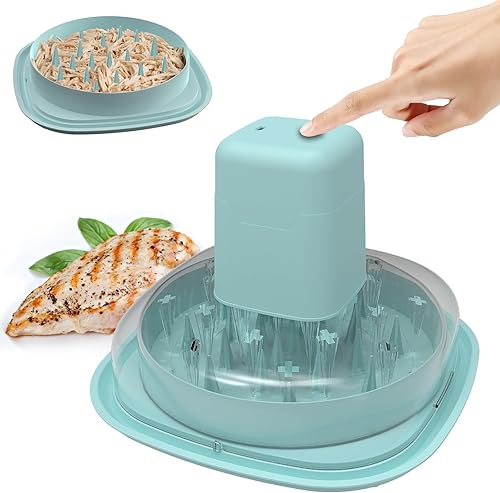 YGMkit Trituradora eléctrica de pollo, trituradora de pollo, herramienta de trituración de pechuga de pollo con base antideslizante, máquina