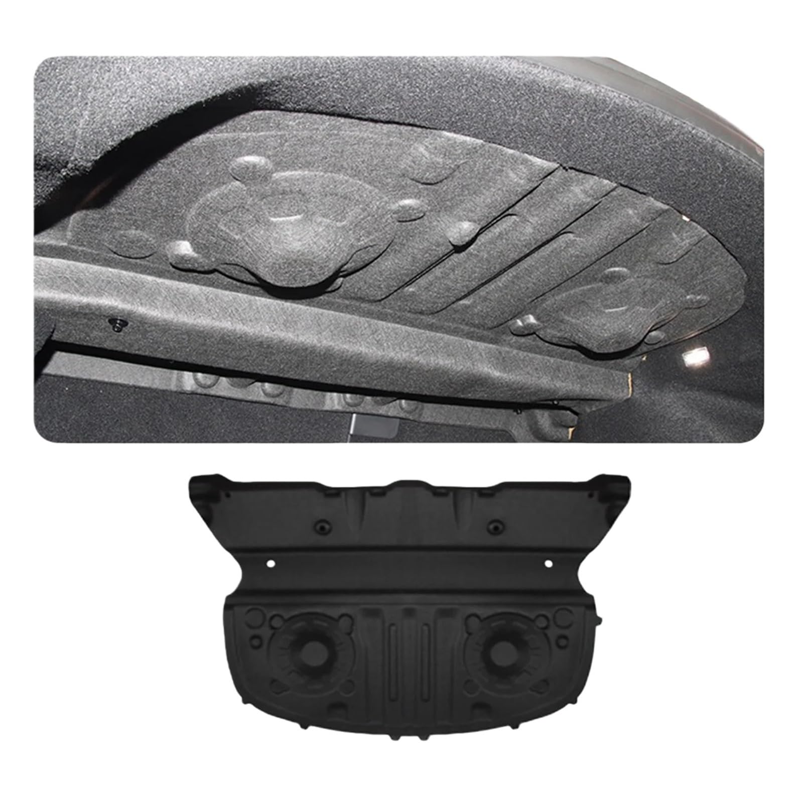 Compatible For Tesla Model 3 Trunk Lid Soundproofing Cotton Sound Insulation Cotton Compatible For Model 3+ Trunk Sound Dust-proof Mat(Style 1)