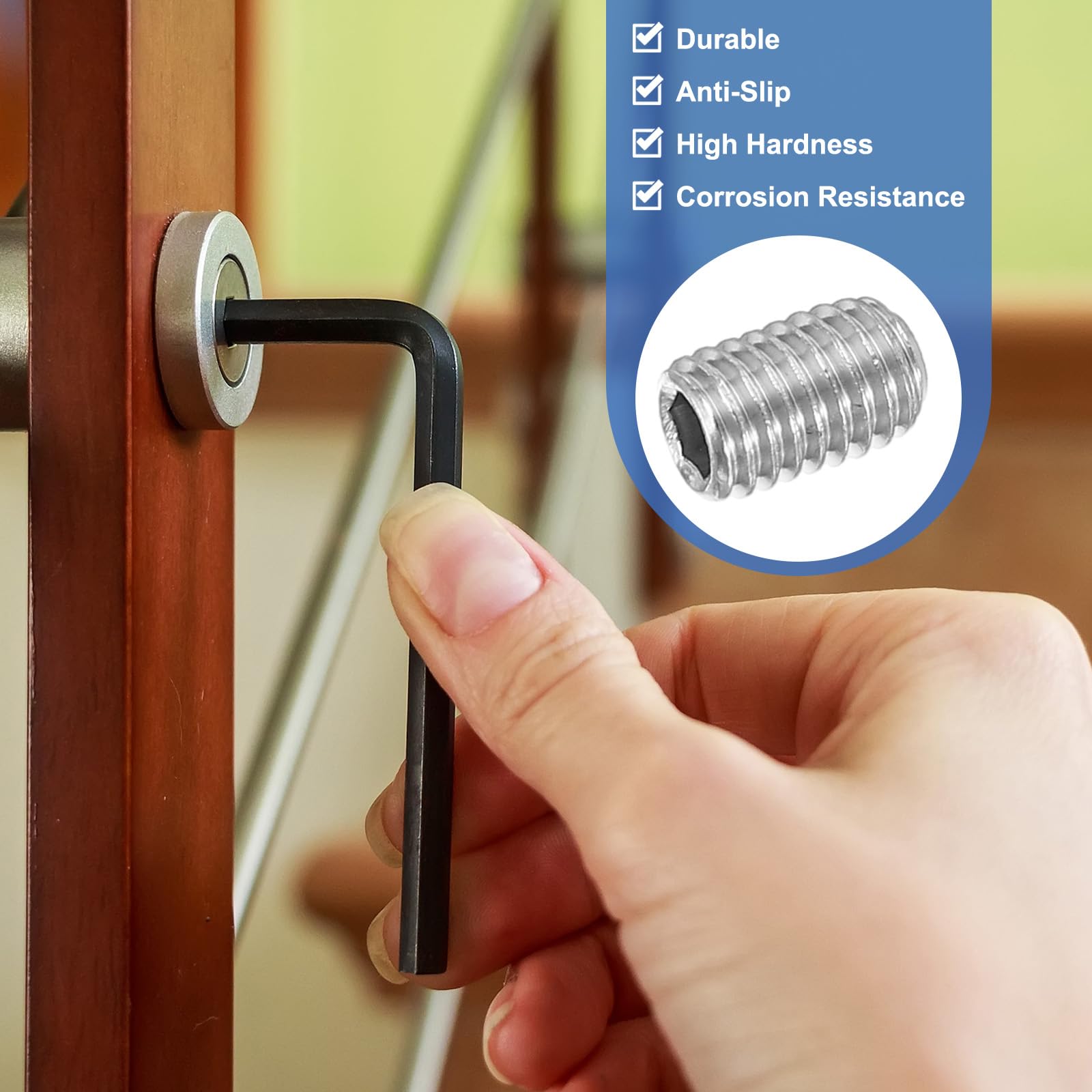 PATIKIL 120 Pcs Hex Socket Grub Screw - Image 4