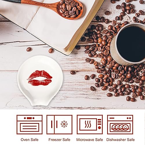 Miniatura 3 de Soporte para cuchara de café, soporte de cuchara de cerámica para decoración de estación de café, divertidos accesorios de barra de café para