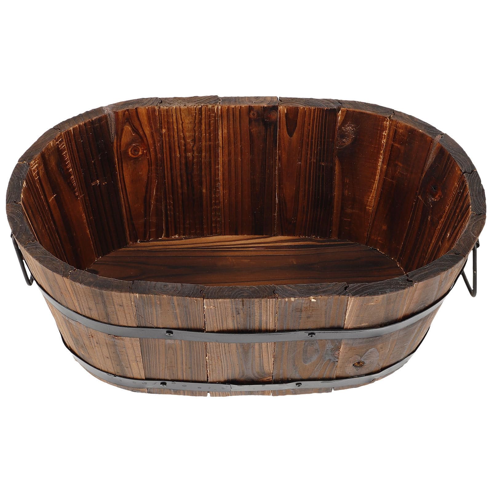 Pflanzkübel aus Holz, Blumentopf, Pflanzgefäß für Gemüse, robust, für Gartenschränke und Gartenbedarf