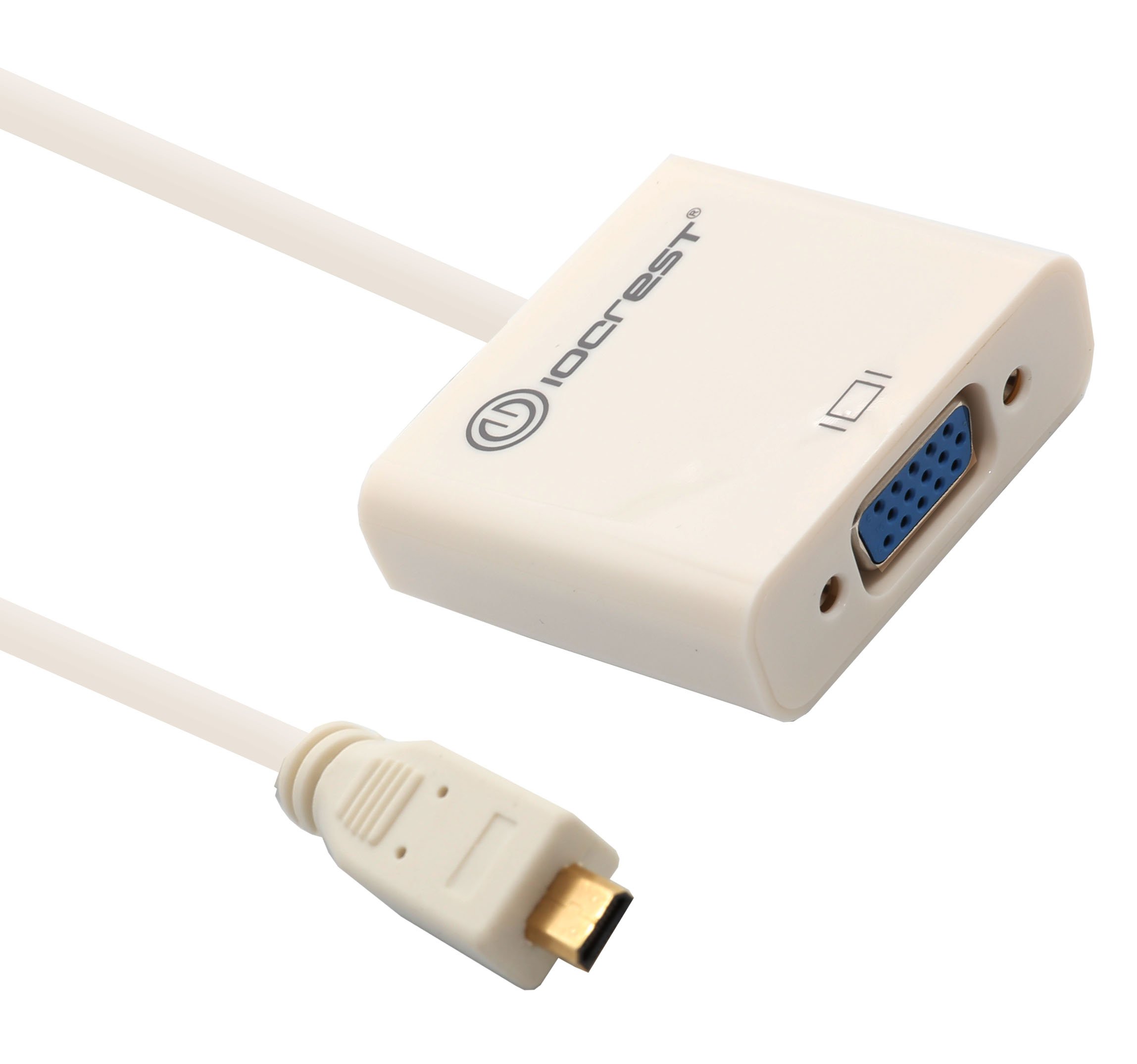 IO CrestSY-ADA31045 Active Micro HDMI Male to VGA Female Adapter