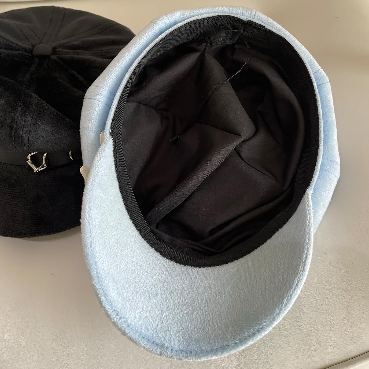 Vintage Black Berets Lovely Crosses Pattern Berets Hat Fancy Dress Unisex for Fashion Individuals Casual Outings