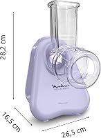 Moulinex Fresh Express DK8546E0 elektromos zöldségreszelő 4az1-ben lila 8