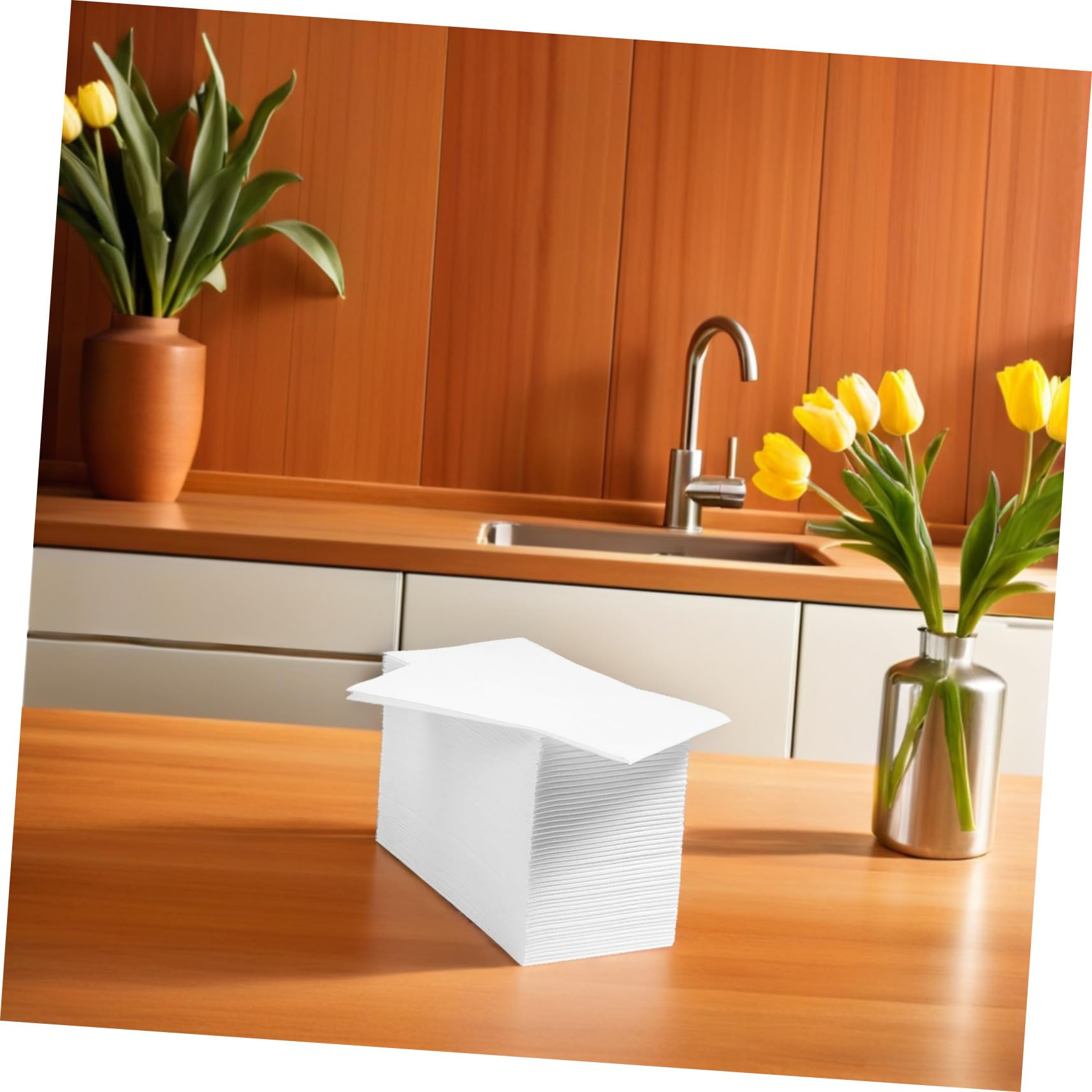 100 Piezas Servilletas Unidades Gruesas y Decorativas para Bodas y Fiestas Toallas Desechables para Invitados para Cenas y Baños