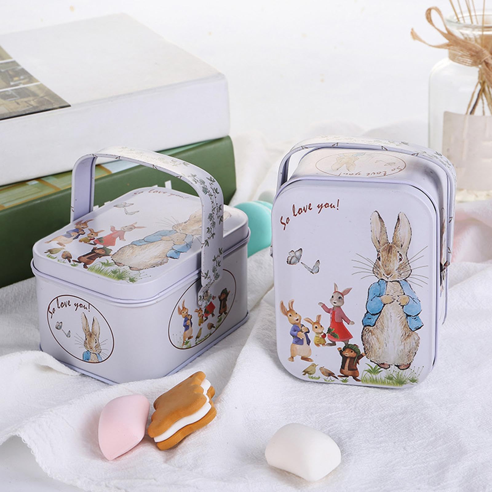 MERISHOPP™ Empty Easter Candy Box Pastry Box Container with Handle for Treats Kids Toys|Home & Garden|Greeting Cards & Party Supply|Gift Wrapping Supplies|Gift Boxes 4