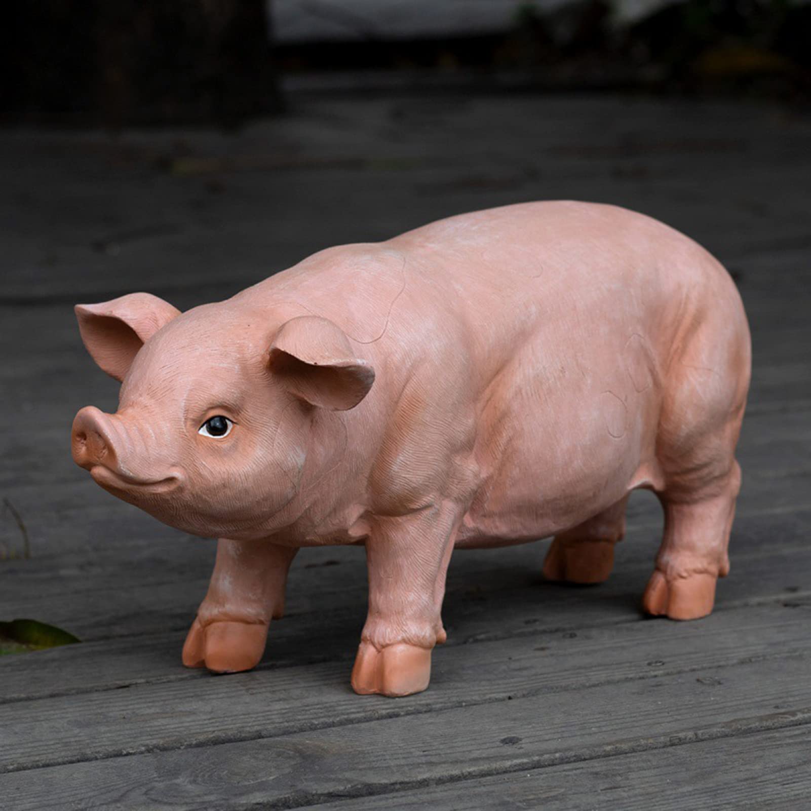 Tirelire Cochon Céramique Bleue - 15,5x12cm - Déco Ferme Et épargne Enfant