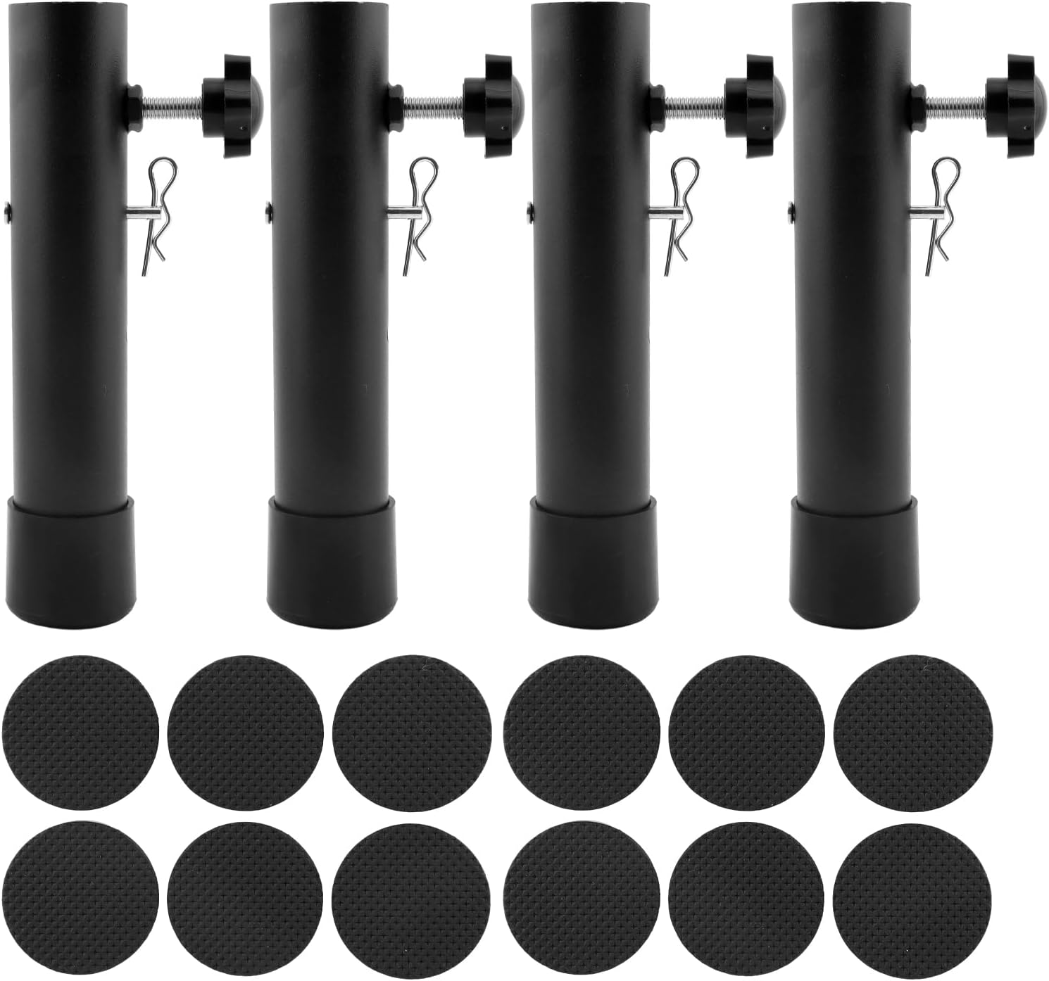 QQNYJS 4Pack Table Leg Extenders, Heavy Duty Table Leg