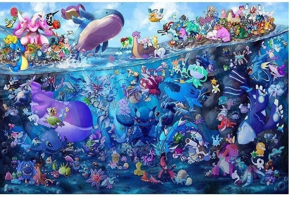 Tangram 3000 High Difficulty Tangram Pokémon Child Family Jigsaw Puzzle Game Poster Cartoon Adult Decompression Toy Collection Puzzle