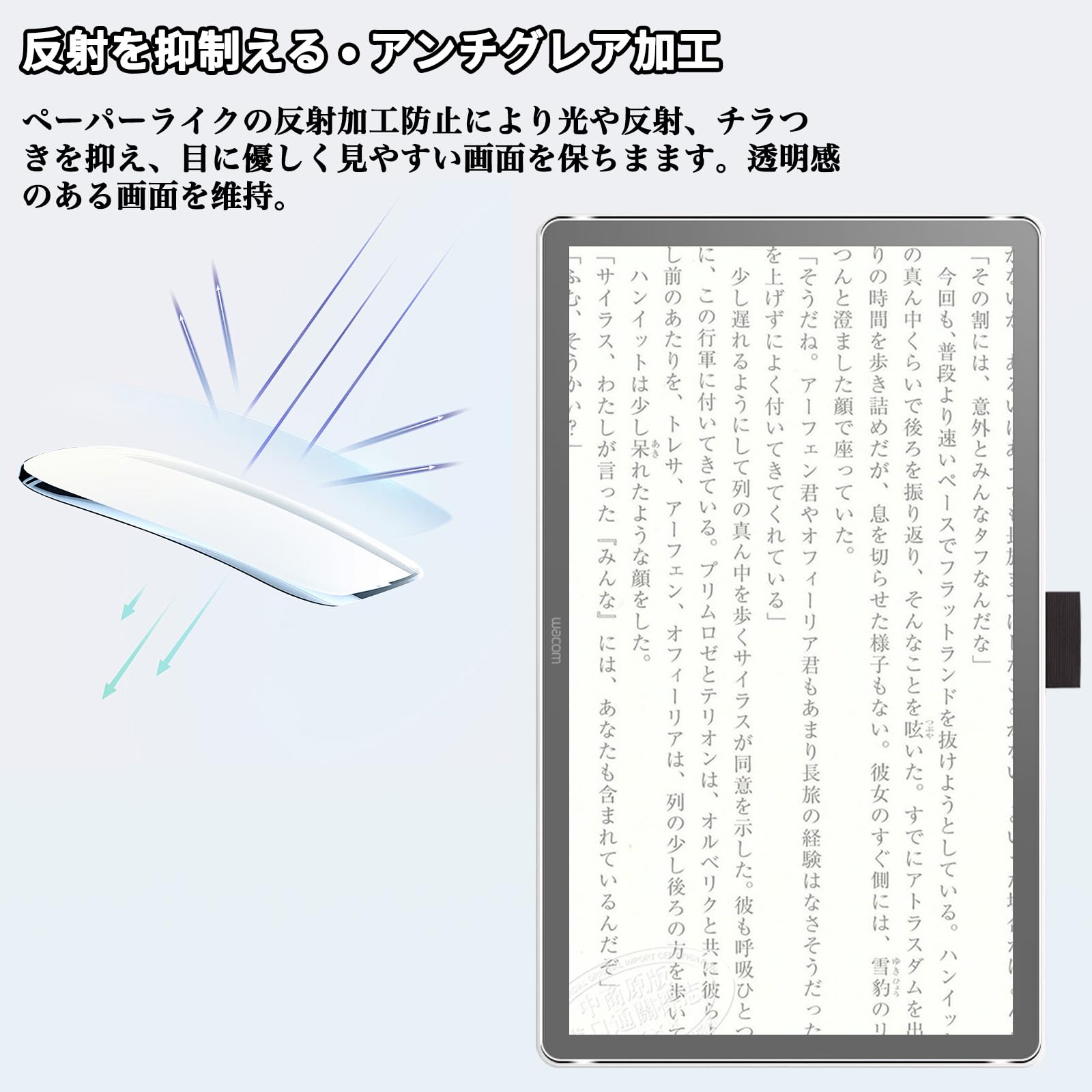 Wacom One 14 ➕専用ペーパーライクフィルム Amazon.co.jp: 【1枚セット】Wacom One 14 TDTC141W0Z 用 ペーパー