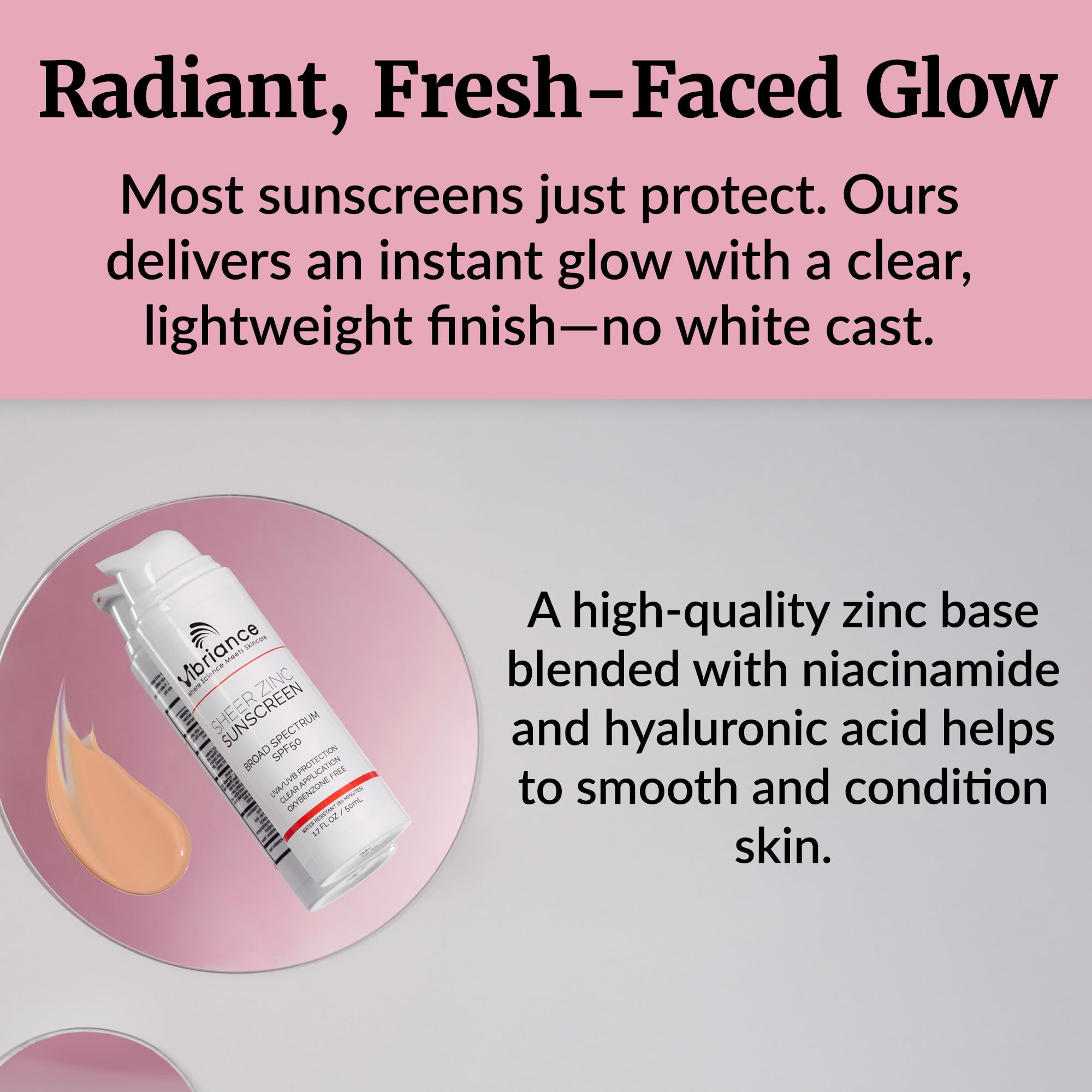 Amazon.com: Vibriance Sheer Zinc Sunscreen - Tinted Sunscreen for