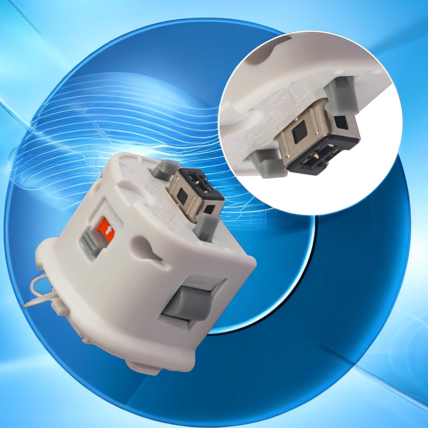 obqo Accessorio Motion Plus Allegato per Wii Controllore Remoto-1 pezzo (bianca)