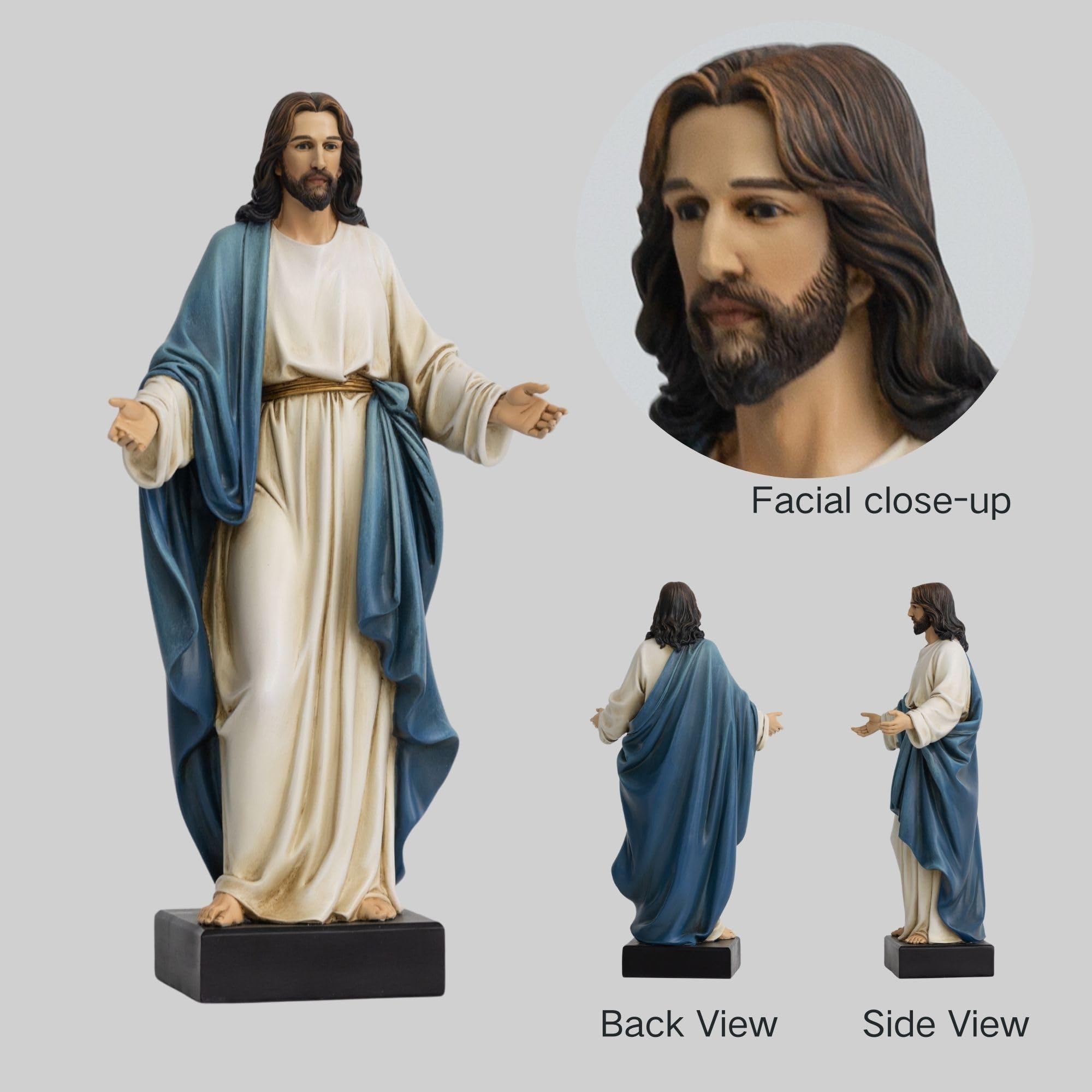 Amazon.com: ShineOnAngel 12 Inch Jesus Statue with Open Arms, Hand