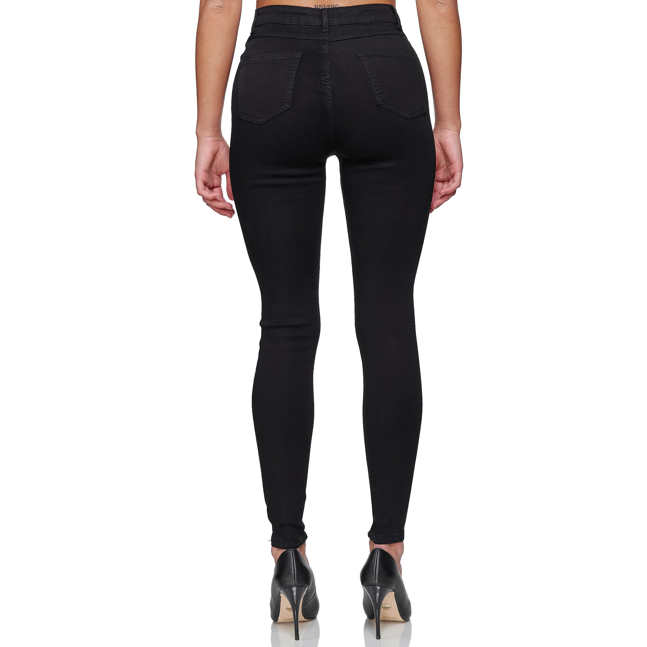 Glamexx24 Damen Jeans High Waist Skinny Female Stretch Hose Slim Fit Jeans für Frühling, Sommer, Herbst, Winter, Jede Jahreszeit