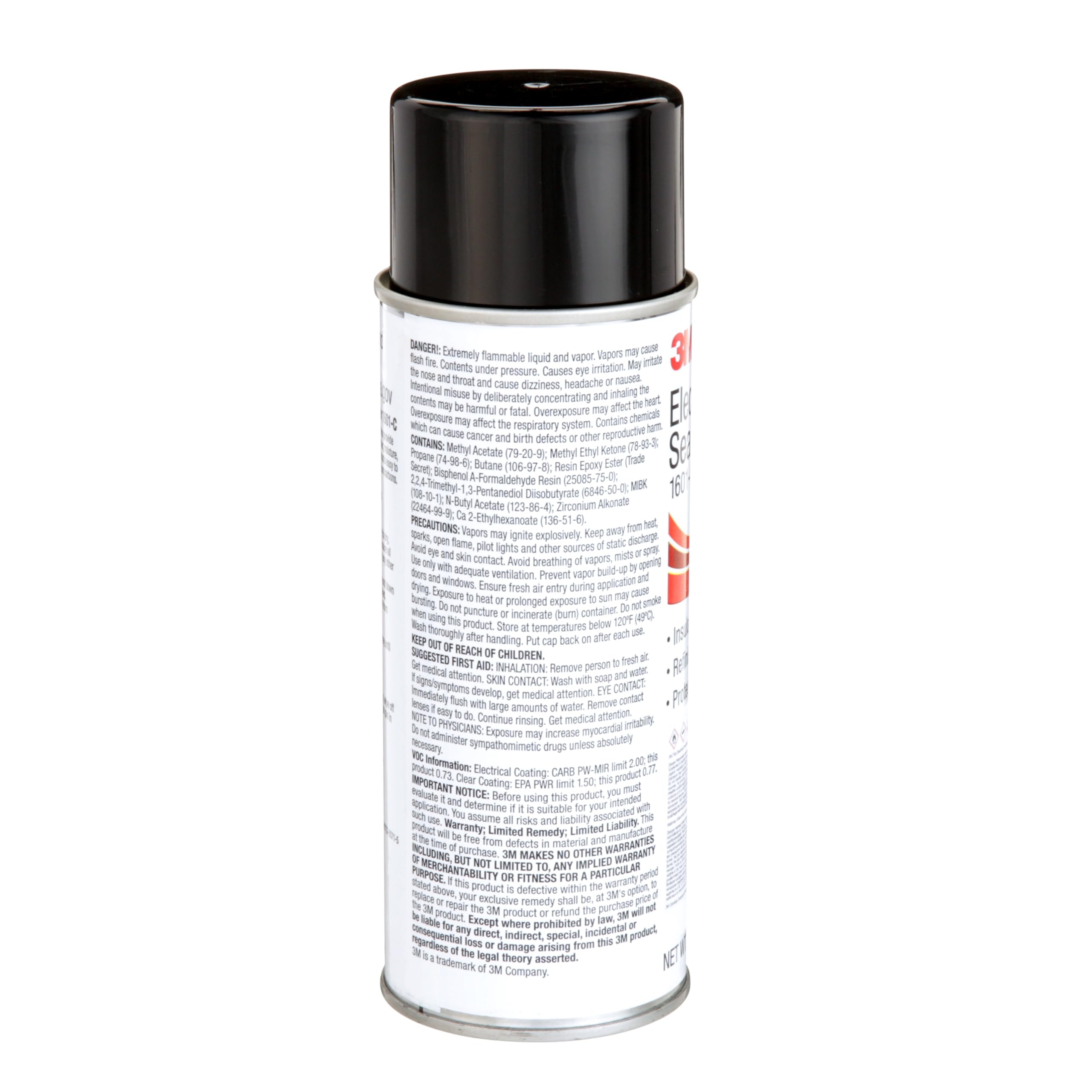 3M Electrical Insulating Sealer 1601-C Clear 12 oz Can | Electrical-Grade RoHS 201165EU Compliant product thumbnail 6