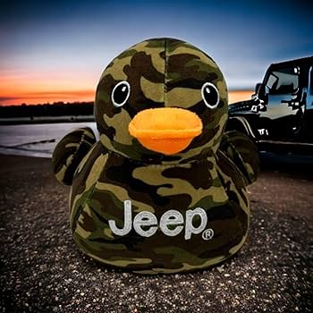 ch Jeepアヒル Amazon.co.jp: Jeep テキスト ロゴ ぬいぐるみ アヒル - 完璧な