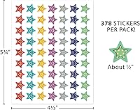Vista 4 de Teacher Created Resources Mini pegatinas de estrellas de marquesina