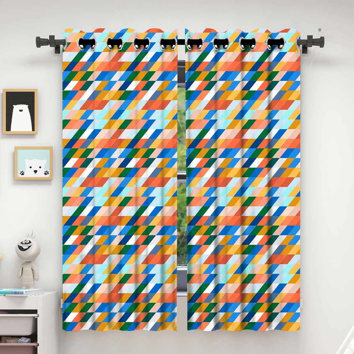 ◉希少60s・mods【SHOTGUN EXPRESS・CURTAINS】 Mid Century