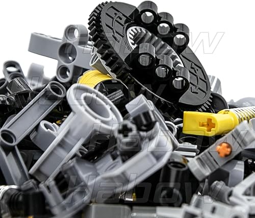 Miniatura 3 de 150pcs Technic-Parts Axle-Pin-Connector Compatible con Lego-Technic, Ruedas Link Chain Steering Technic-Suspension Engine Technic Actuador lineal