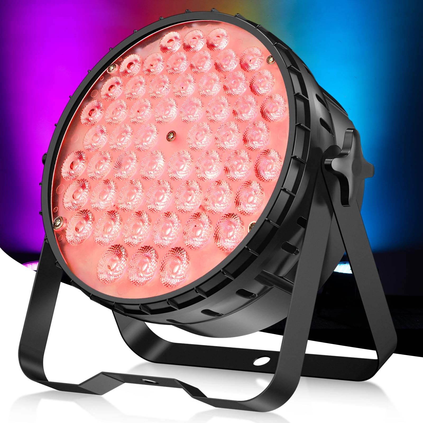 Luz PAR LED 54 * 4W, Betopper Luz Escénica Profesional RGBW 4en1, 5000 Lumen Alto CRI 90, Iluminación para Fiestas, DJ, Discoteca, Fotografía, Bodas y Eventos (1)