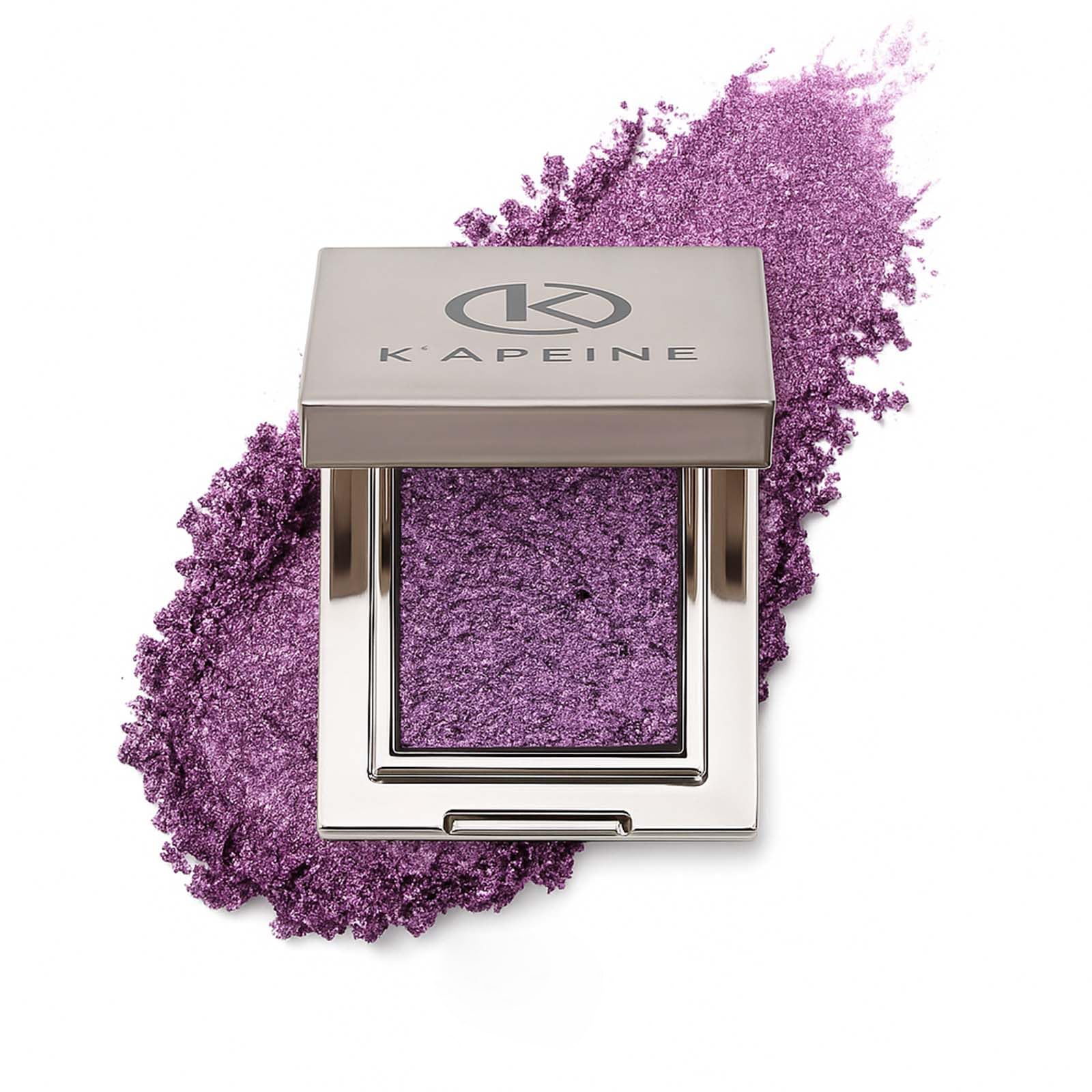K'APEINE Glitter Eyeshadow, Single Eyeshaow Palette Shimmer Highlighter Metallic Eyeshade Professional Long-Lasting Waterproof Makeup Palette for Everyday Special Occasions (08# purple)