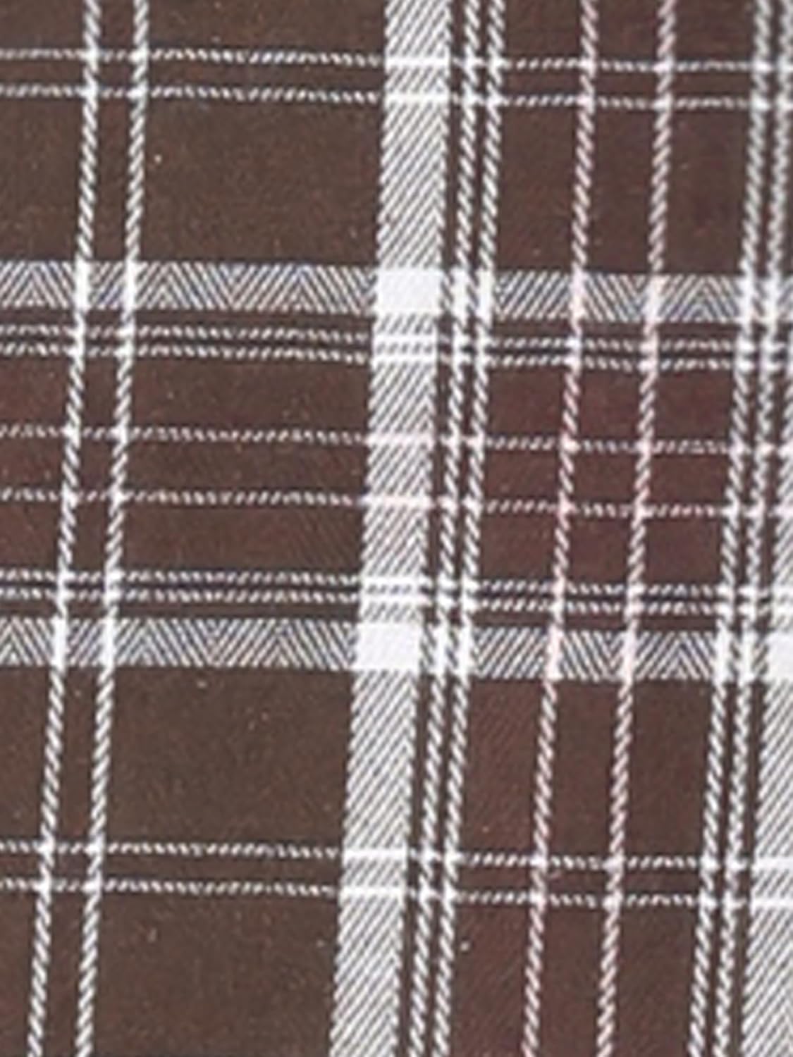 Allegra K Women's Christmas Tartan Plaid High Waist A-Line Button Up Flannel Flared Shirt Dress - Image 5