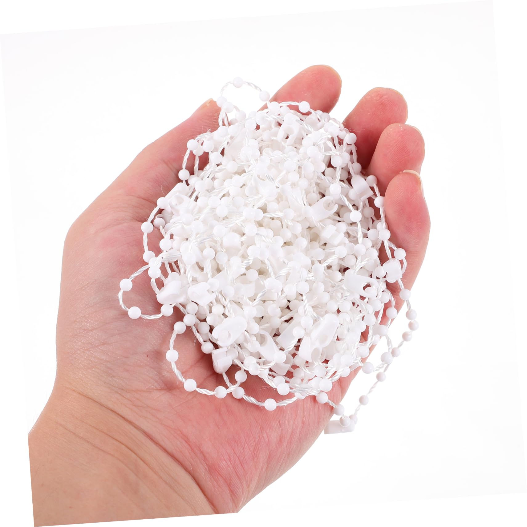 Levemolo Beads Chain Roller Blind Ball Chains Abs Roller Blind Chain Ball Bead Chains White