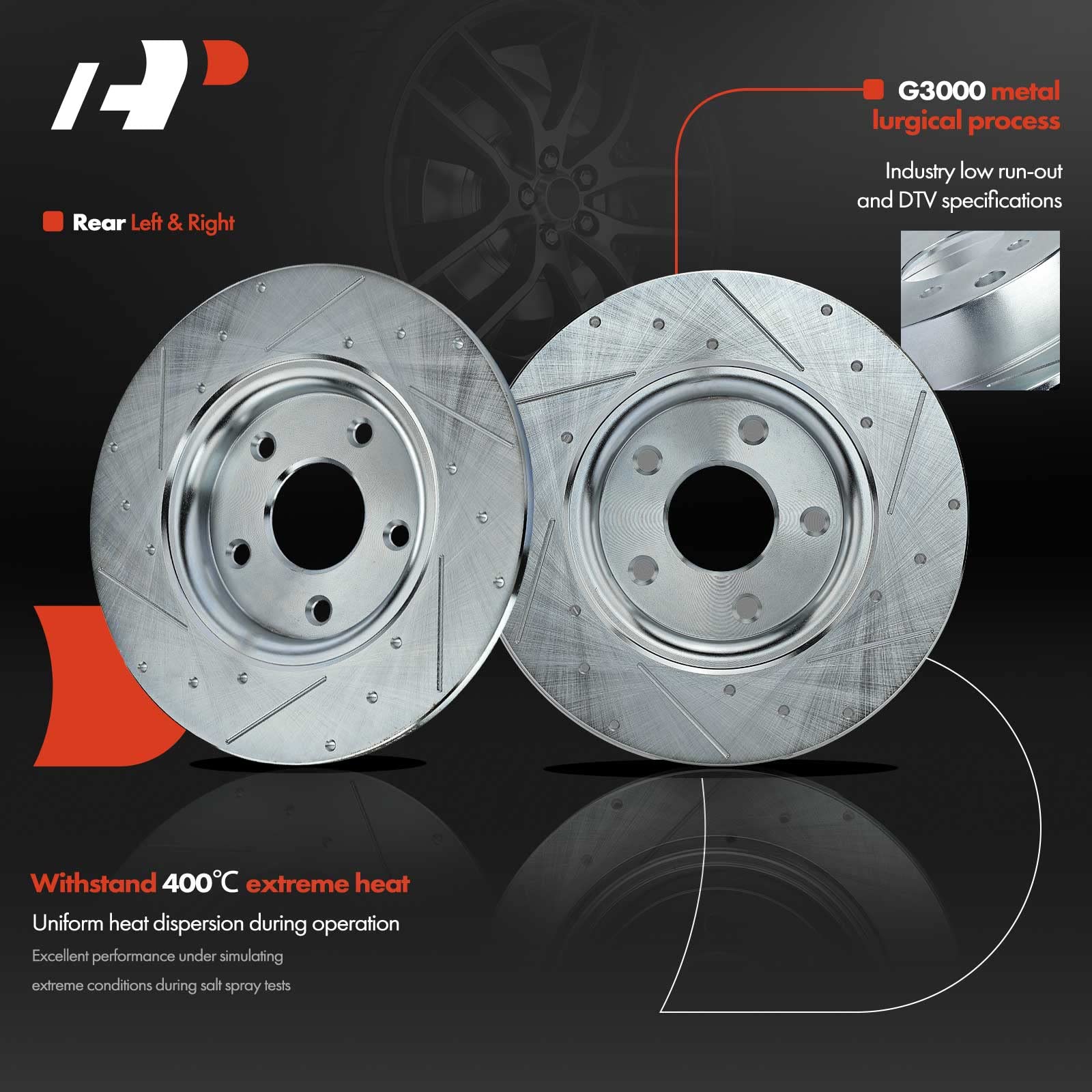 EBC Premium Front Rotors (336x28mm) | 06-09 Chrysler Aspen 4.7 main image 0