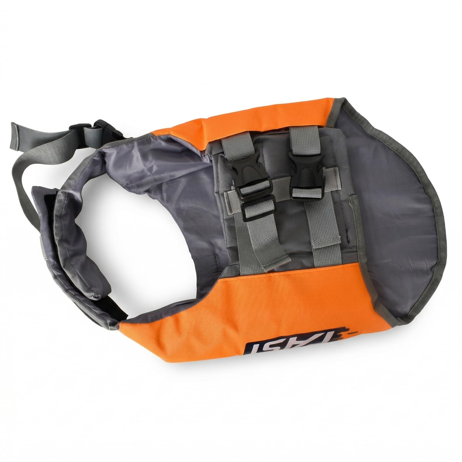 Chaleco Salvavidas para Perros - Chaleco Flotante Ajustable con Hebillas Seguras, Asa Resistente, Secado Rápido y Diseño Ligero para Natación y Actividades Acuáticas - Naranja (Large)