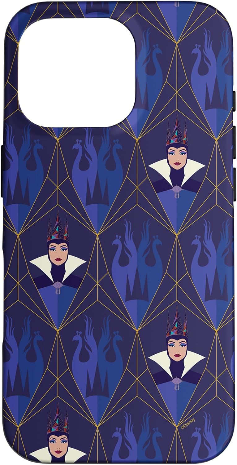 Disney Snow White Movie Evil Queen Disney Villains Blue Case for iPhone 16 Pro