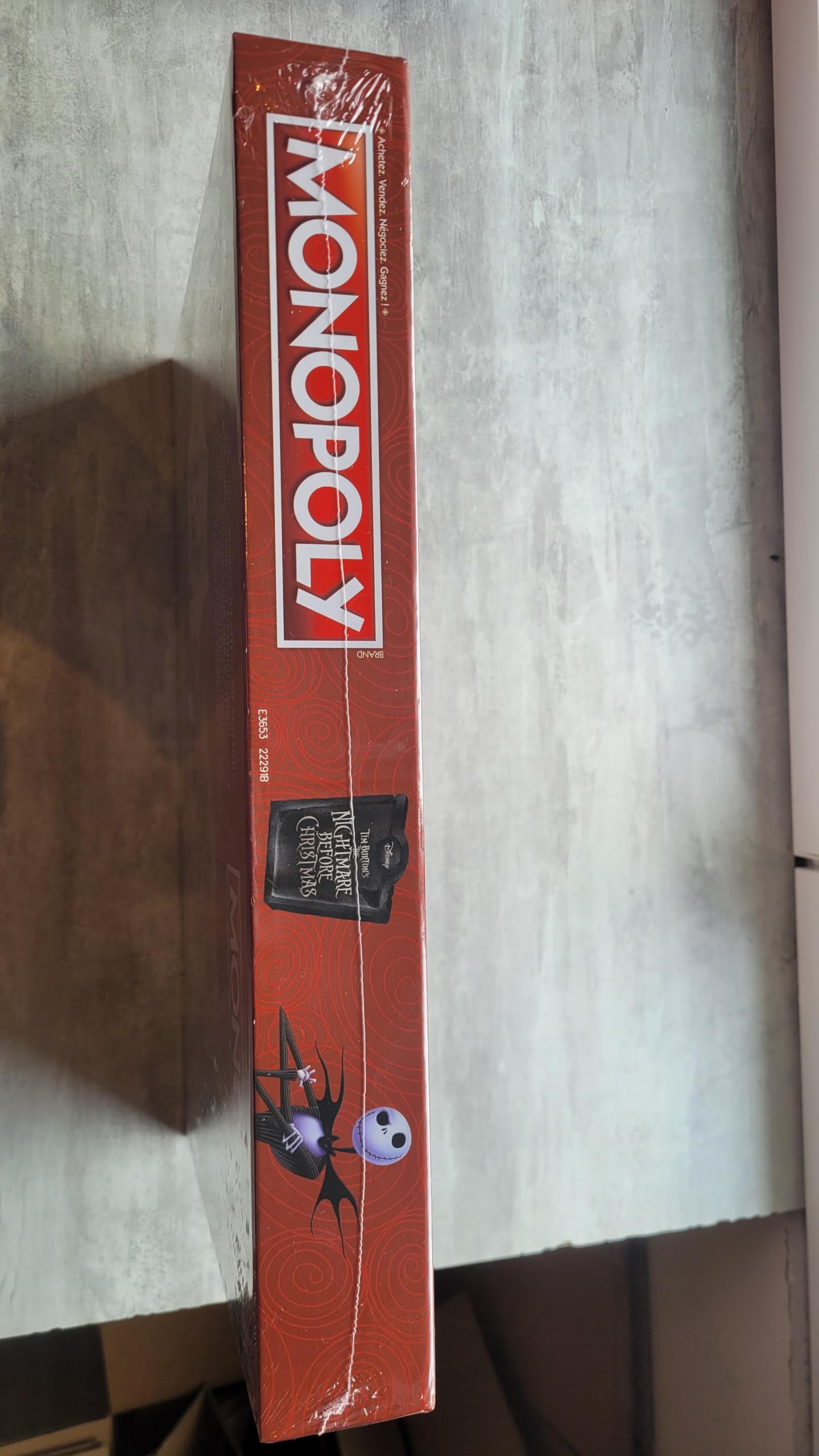 Winning Moves - Monopoly L'étrange Noël de Mr Jack - The nighmare Before Christmas - Jeu de société - Jeu de Plateau - Version française