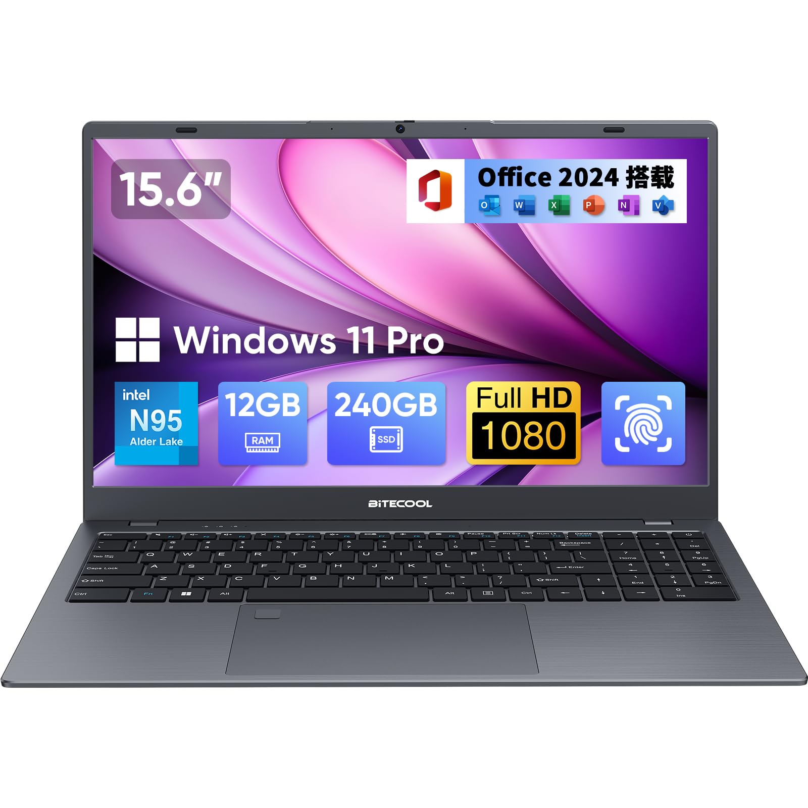 Amazon.co.jp: ノートパソコン N95 ノートPC 15.6インチ【Office 2024